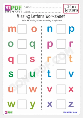 Missing Small Letters